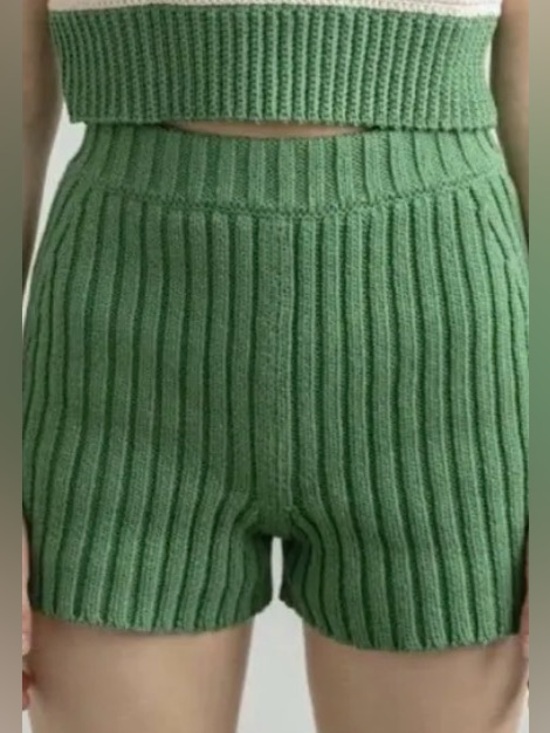 The Knotty Ones Pants - The knotty ones Pilnatis
FERN GREEEN COTTON SHORTS